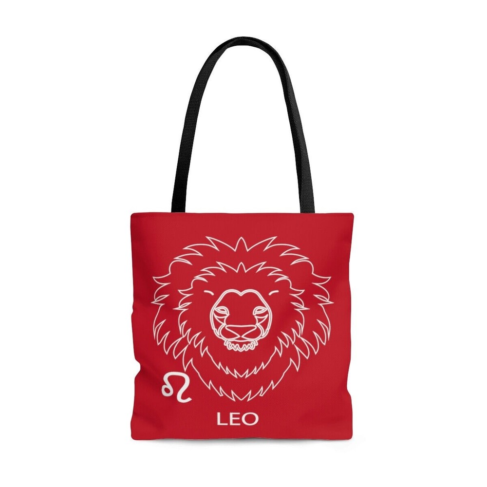 Leo Zodiac Tote Bag Large Polyester Astrology Gifts Birthday New
